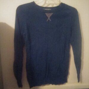 Natural Reflections womens teal blue sweatshirt SZ S